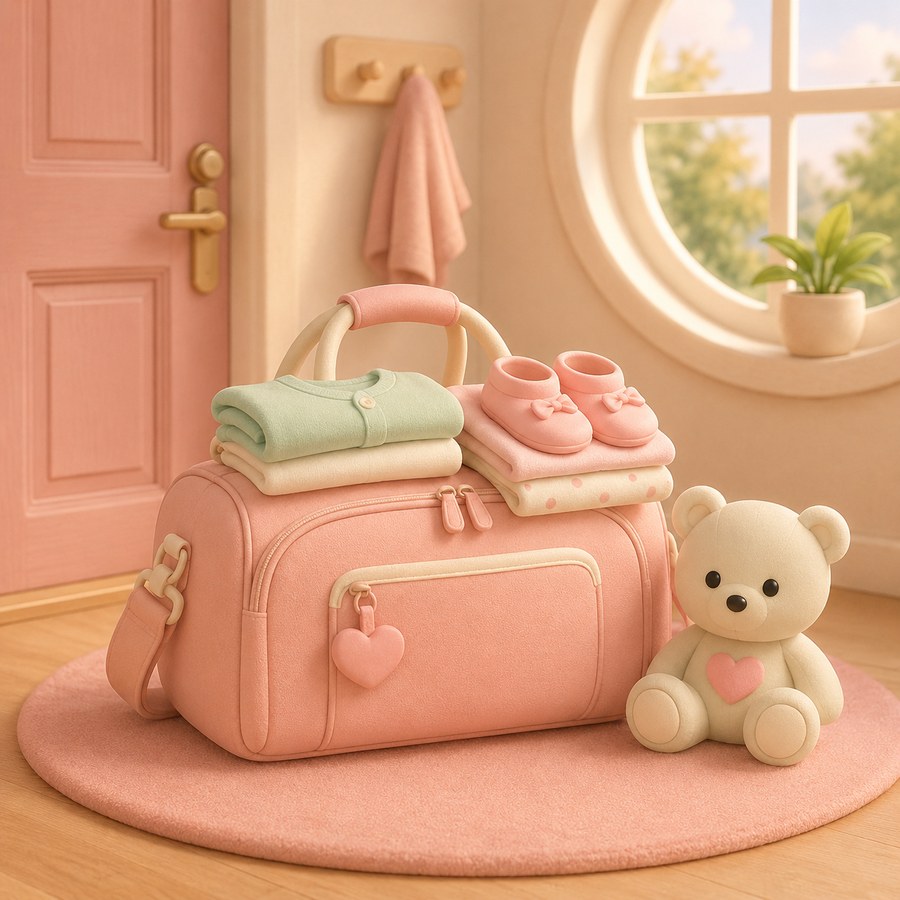 Illustration — troisième trimestre, préparation à la naissance